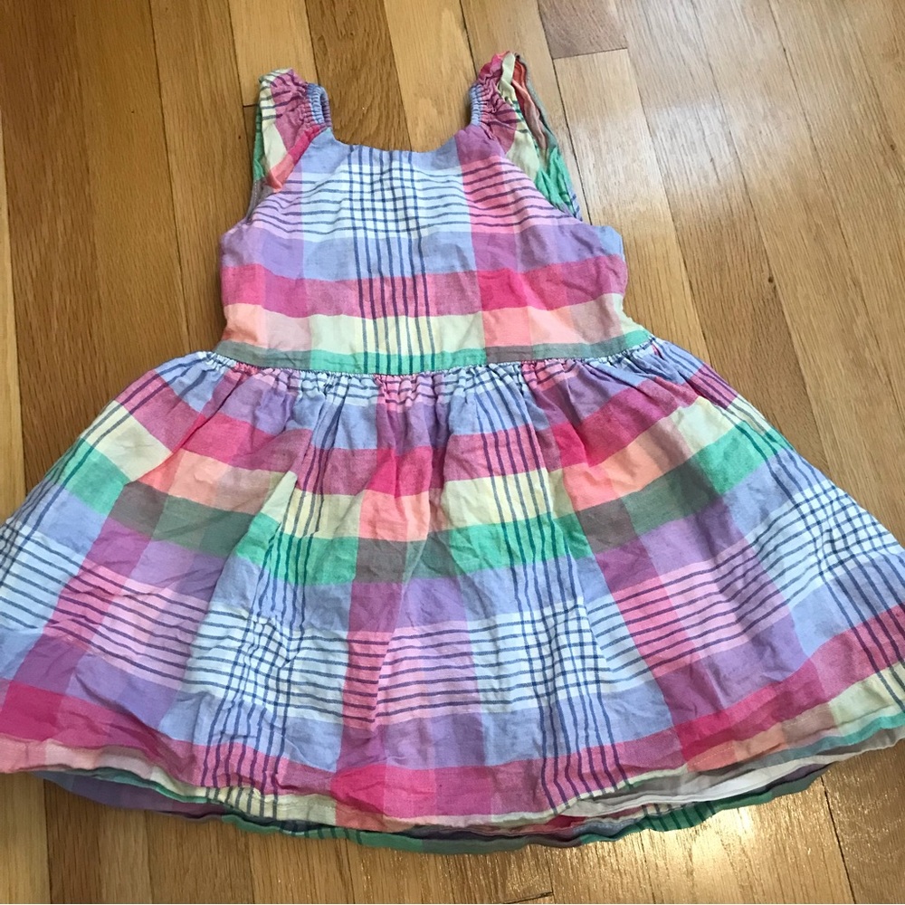 GAP Kids Girls’ Colorful Plaid Dress, Sz 4T